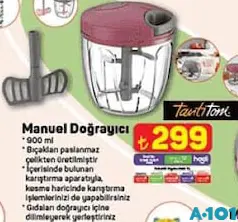 TANTİTONİ MANUEL DOĞRAYICI 600 ML TANTİTONİ MANUEL DOĞRAYICI 600 ML
